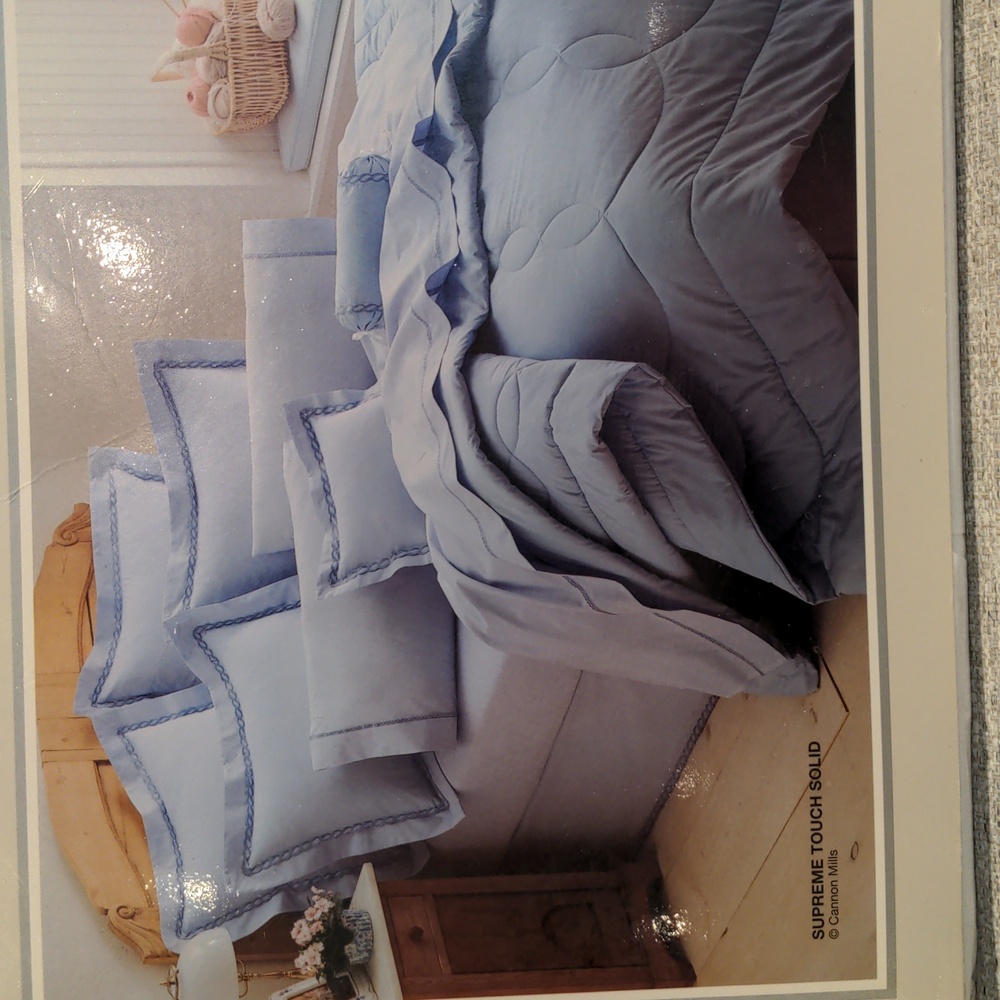 Cannon Supreme Touch Solid White Sheet Set Twin Size